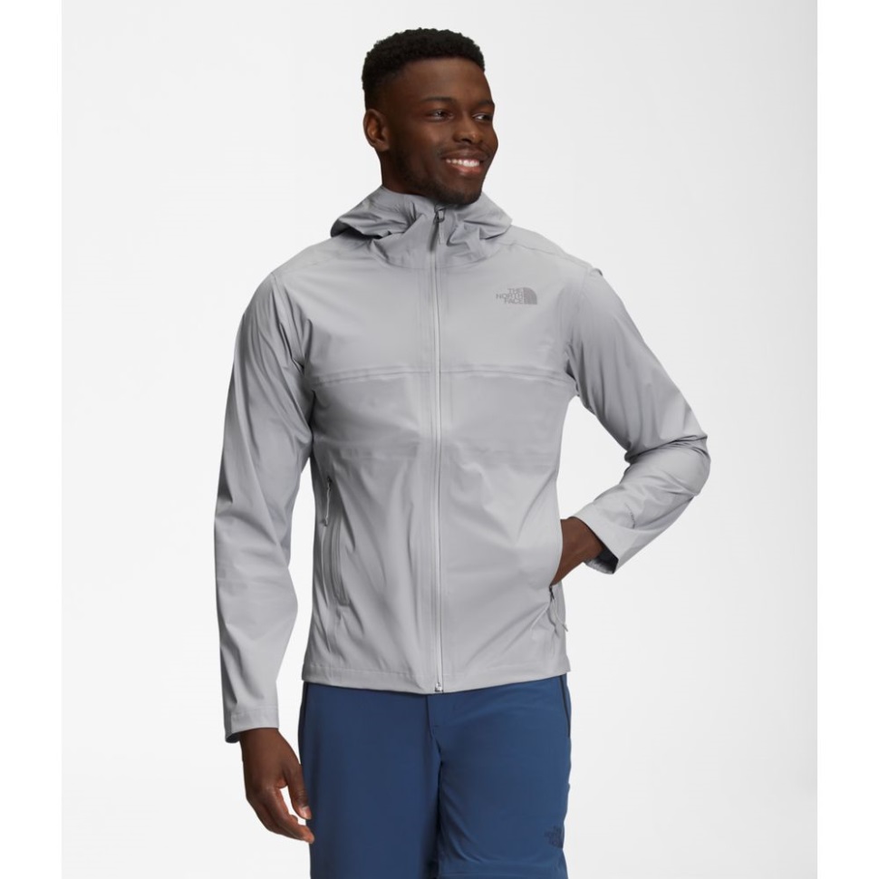 جاكيت درايفينت للرجال في الجهة الشمالية من حوض الغرب باللون الرمادي