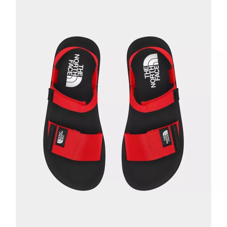 وجه الشمال صندل سكينا أحمر أسود للرجال