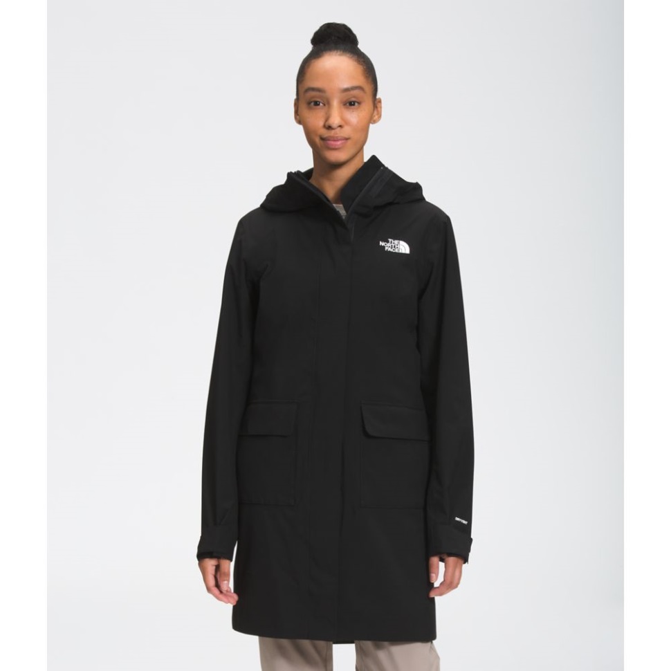 The North Face Women City Breeze Rain Parka Ii أسود