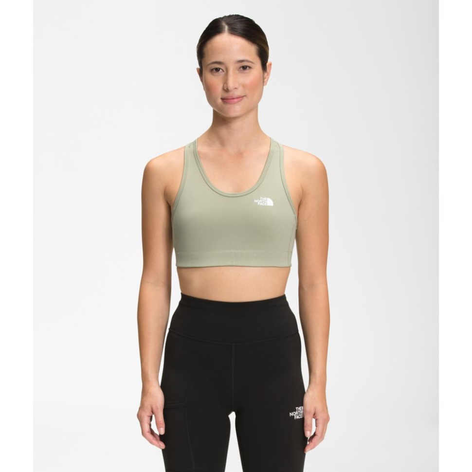 المرأة الشمالية الوجه منتصف خط حمالة الصدر الشاي الأخضر