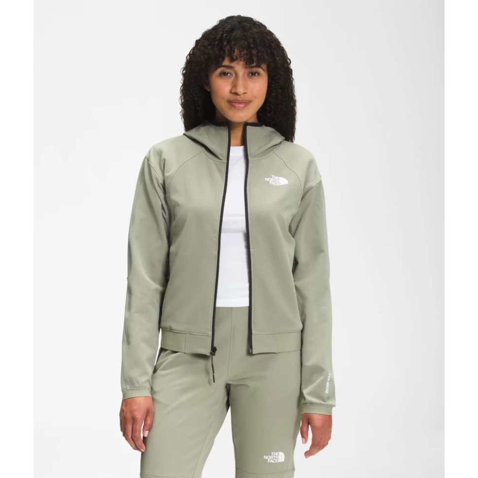 The North Face Women Tekware Full Zip هوديي شاي أخضر