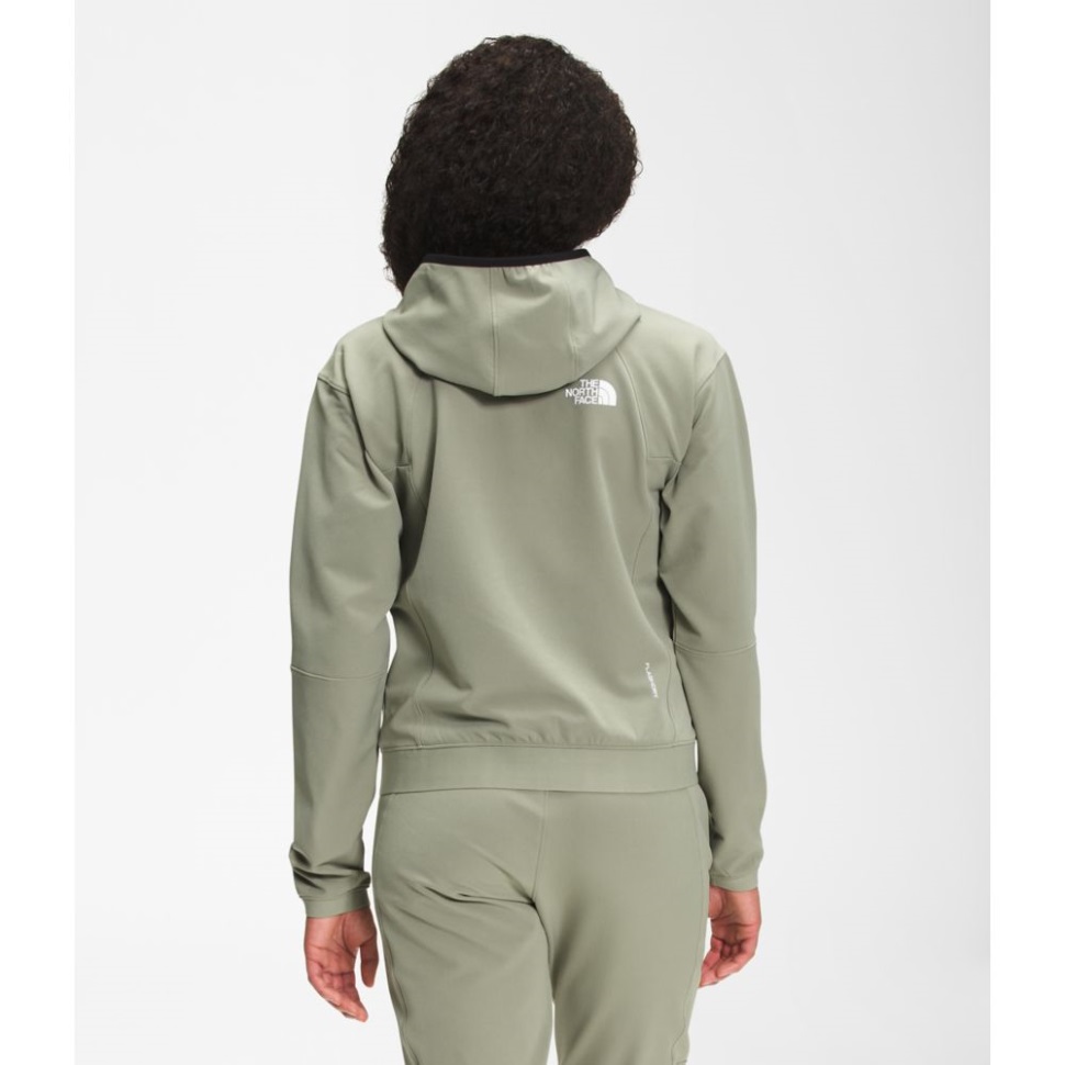 The North Face Women Tekware Full Zip هوديي شاي أخضر
