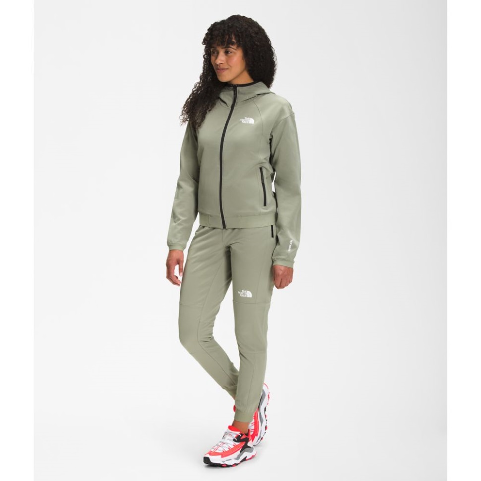 The North Face Women Tekware Full Zip هوديي شاي أخضر