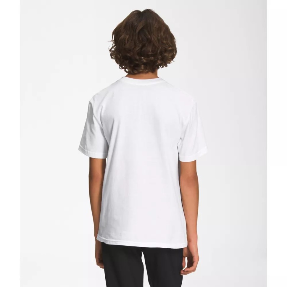 الأولاد البيض قصيرة الأكمام الرسم المحملة الوجه الشمالي