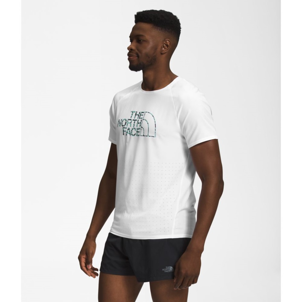 رحلة الرجال البيض قميص قصير الأكمام عديم الوزن الوجه الشمالي