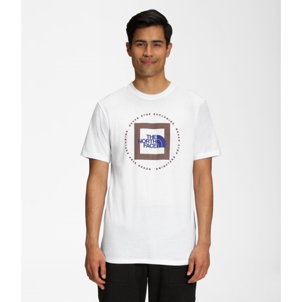 الرجال البيض قصيرة الأكمام Geo Nse قمزة الوجه الشمالي