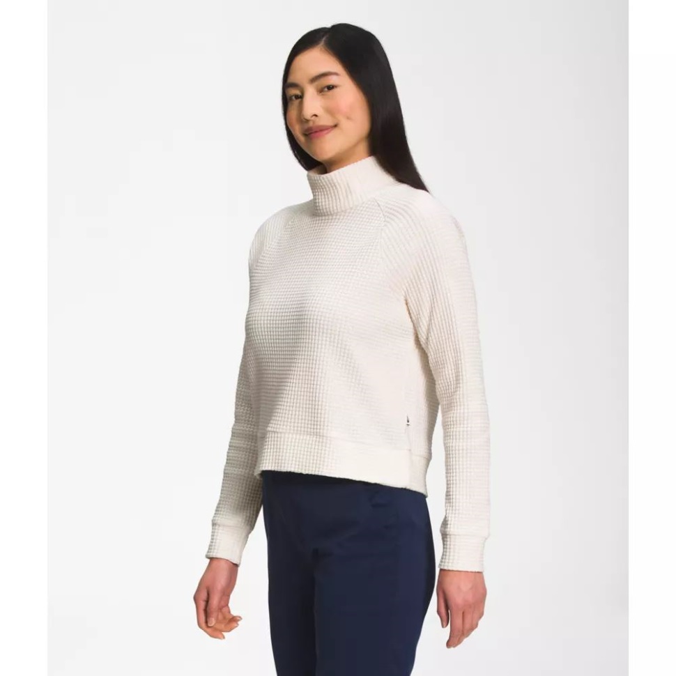 أبيض الوجه الشمالي المرأة كم طويل وهمي العنق Chabot