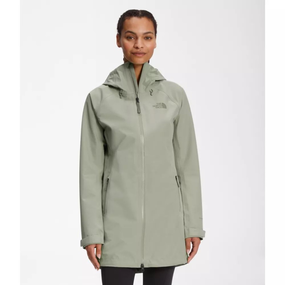 النساء Dryzzle Futurelight سترة الشاي الأخضر الوجه الشمالي