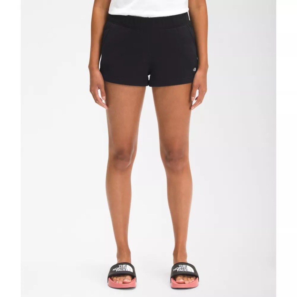 سيدات نصف قبة بشعار 3 شورت أسود الوجه الشمالي