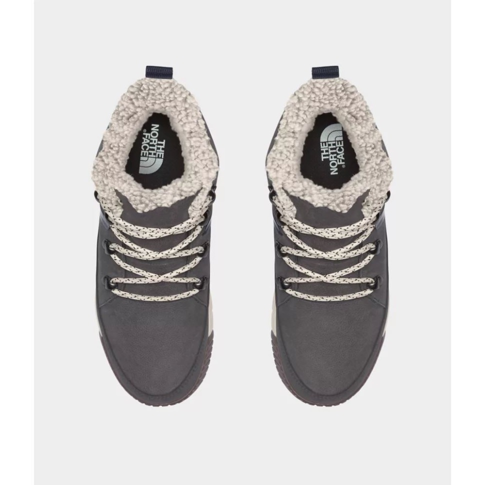 بوت نسائي سييرا دانتيل متوسط ​​مقاوم للماء رمادي وجه الشمال