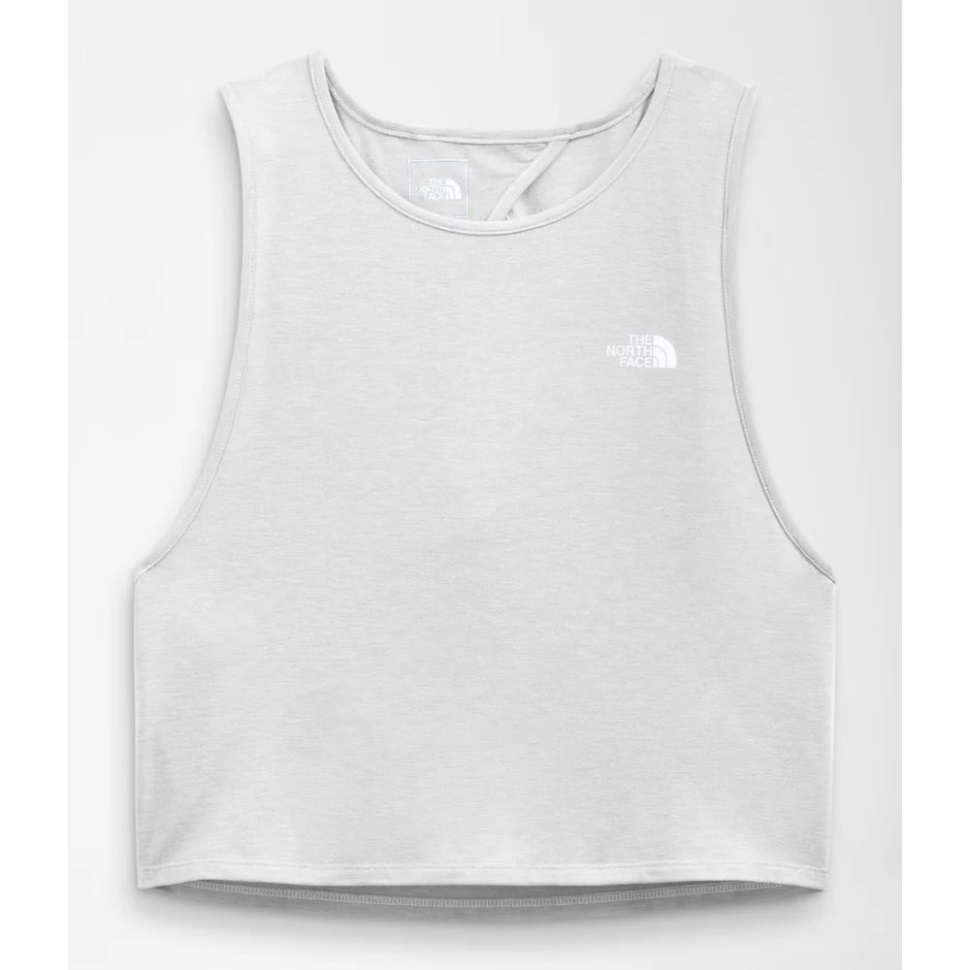 المرأة تتجول دبابة عرضية رمادي الوجه الشمالي