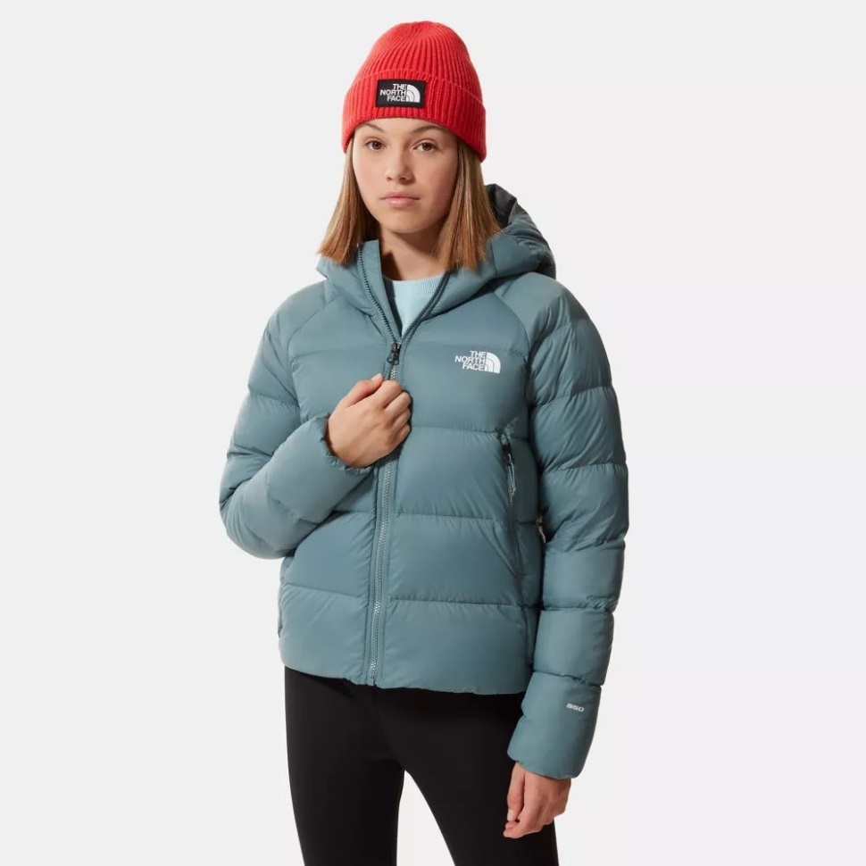 المرأة الزرقاء هياليت أسفل سترة مقنعين الوجه الشمالي