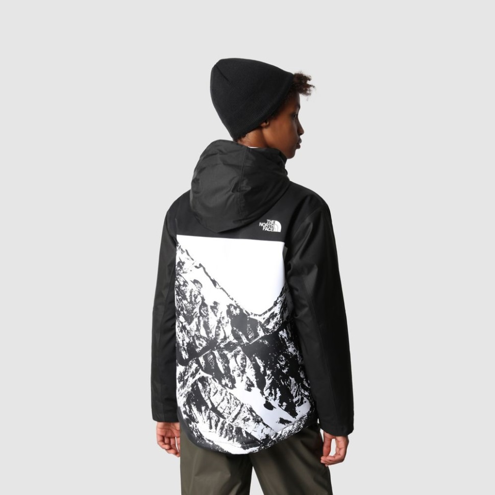 جاكيت أولاد فريريتي عازل للغاية أسود وجه الشمال