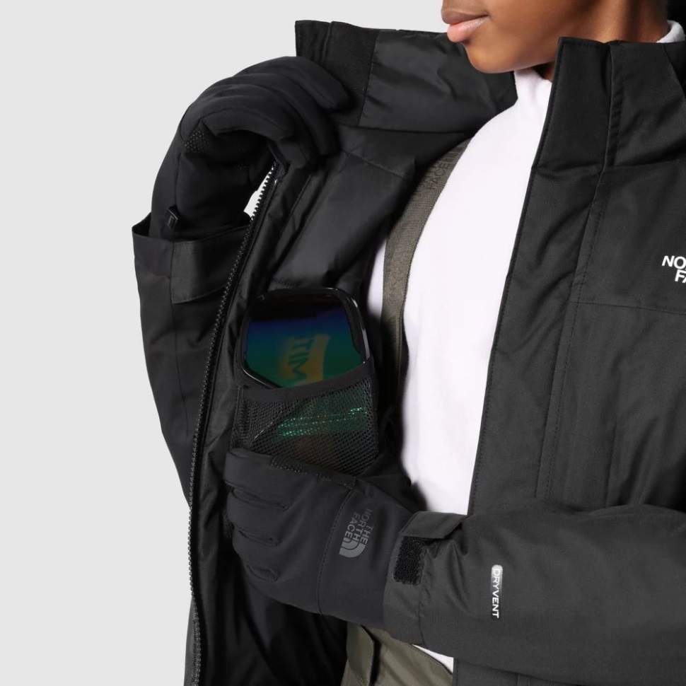 جاكيت أولاد فريريتي عازل للغاية أسود وجه الشمال