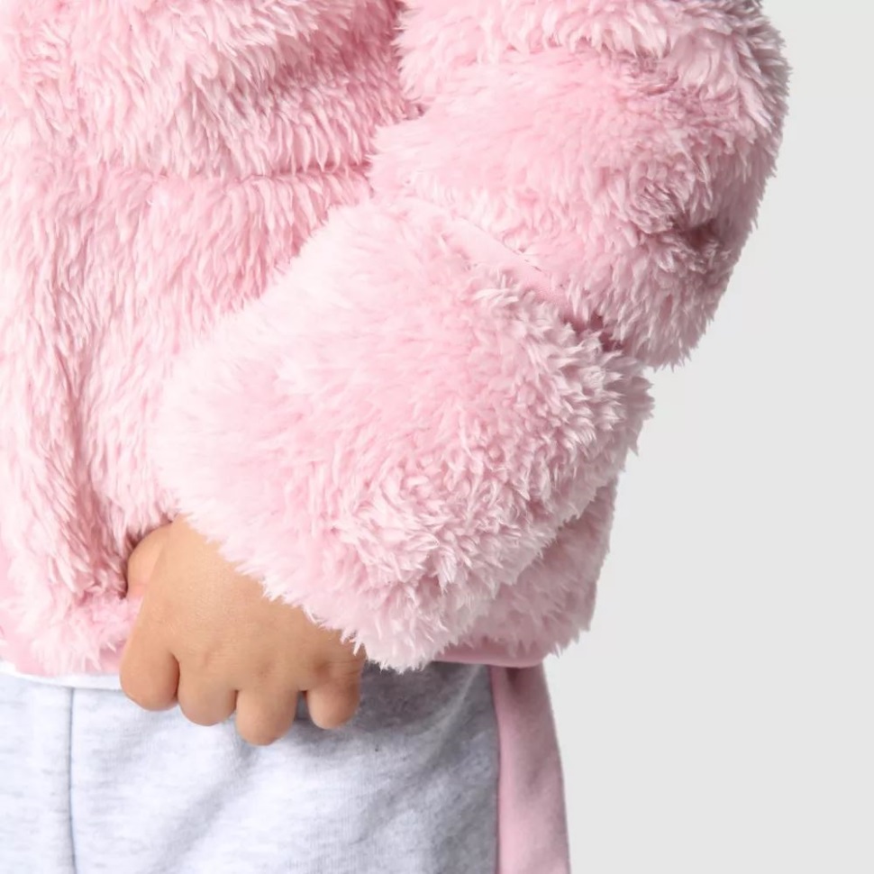 كنزة بغطاء للرأس وسحاب كامل للوجه الشمالي