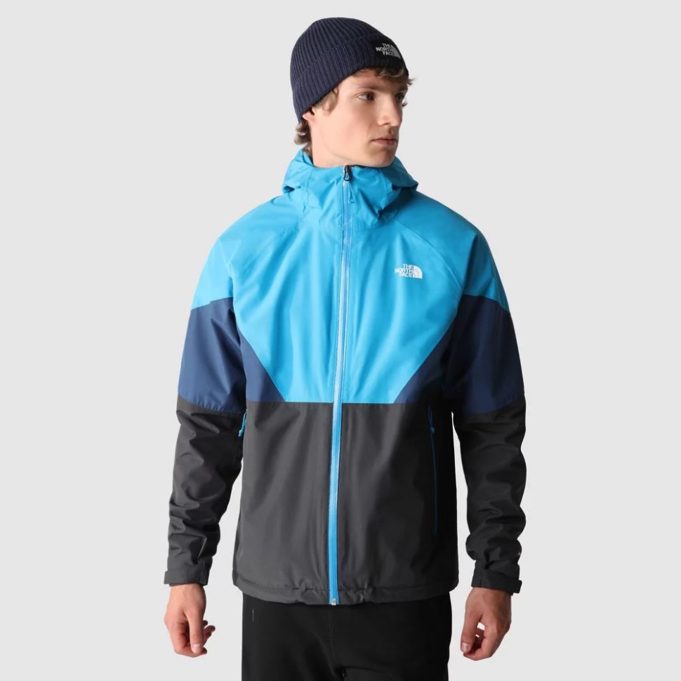 سترة الرجال الرمادي البرق الوجه الشمالي