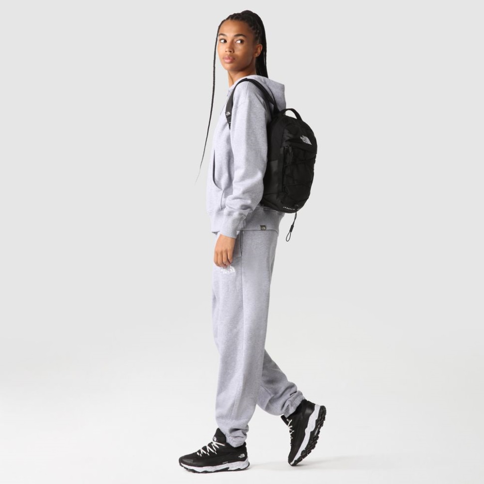 هوديي المرأة الرمادية الأساسية الوجه الشمالي