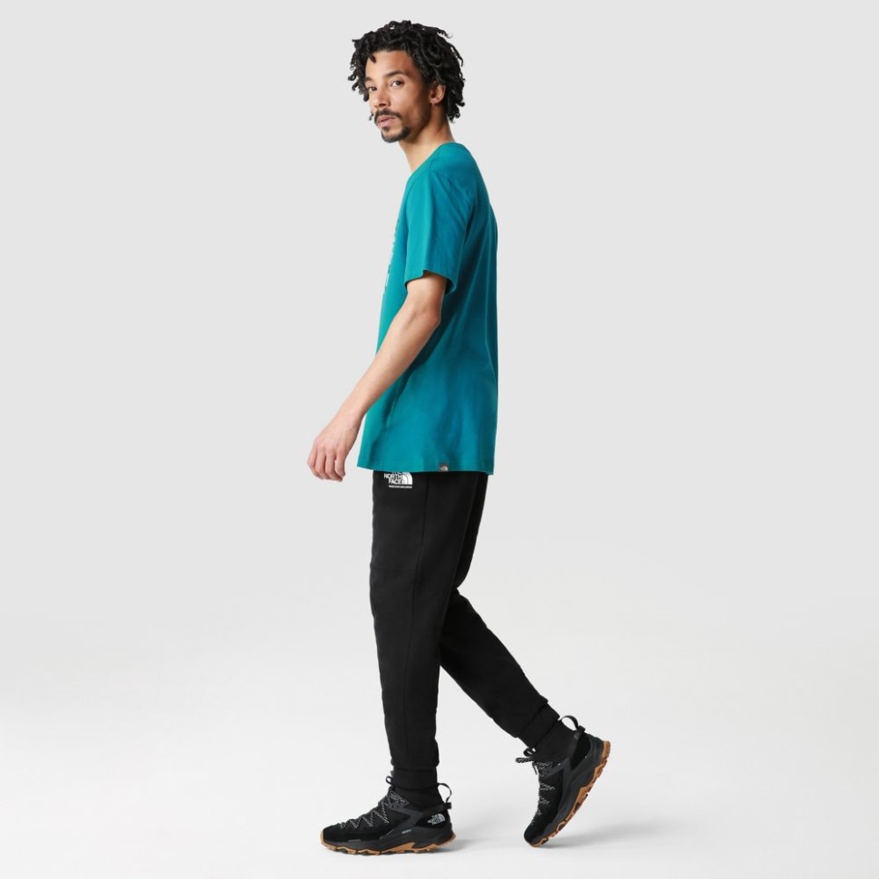 ينسق رجال الميناء الأزرق القميص قصير الأكمام الوجه الشمالي