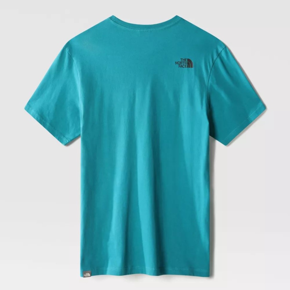 ينسق رجال الميناء الأزرق القميص قصير الأكمام الوجه الشمالي