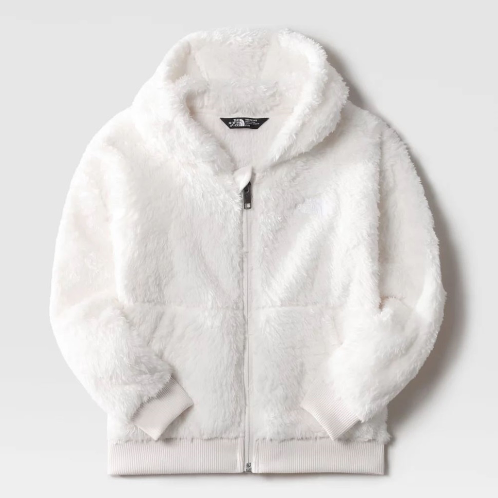 جاكيت أطفال بقلنسوة أوسو رقيق أبيض الوجه الشمالي