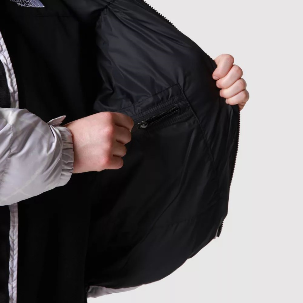 الخزامى ضباب الوجه الشمالي المرأة زائد الحجم مطبوعة 1996 ريترو Nuptse أسفل سترة