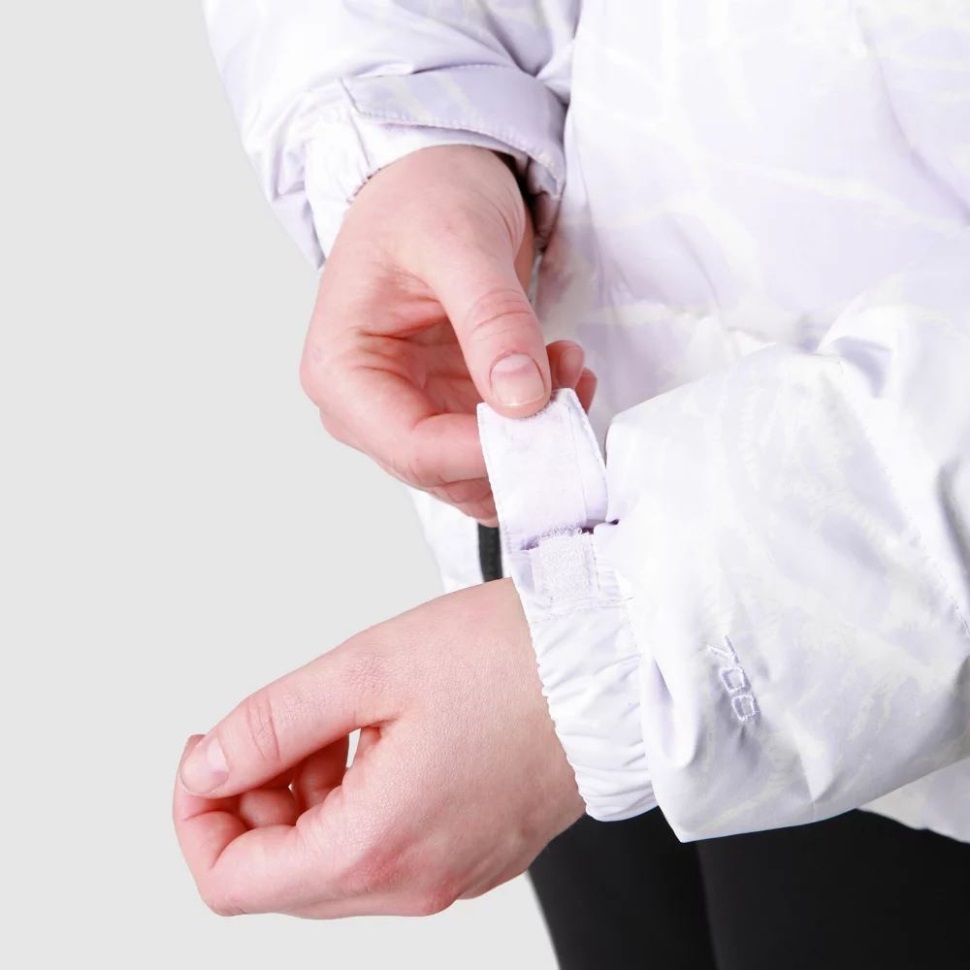 الخزامى ضباب الوجه الشمالي المرأة زائد الحجم مطبوعة 1996 ريترو Nuptse أسفل سترة