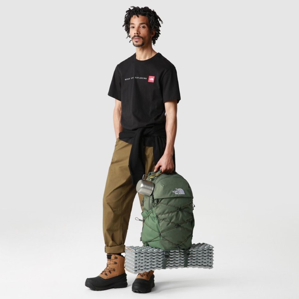 الرجال Nse تي شيرت أسود وجه الشمال