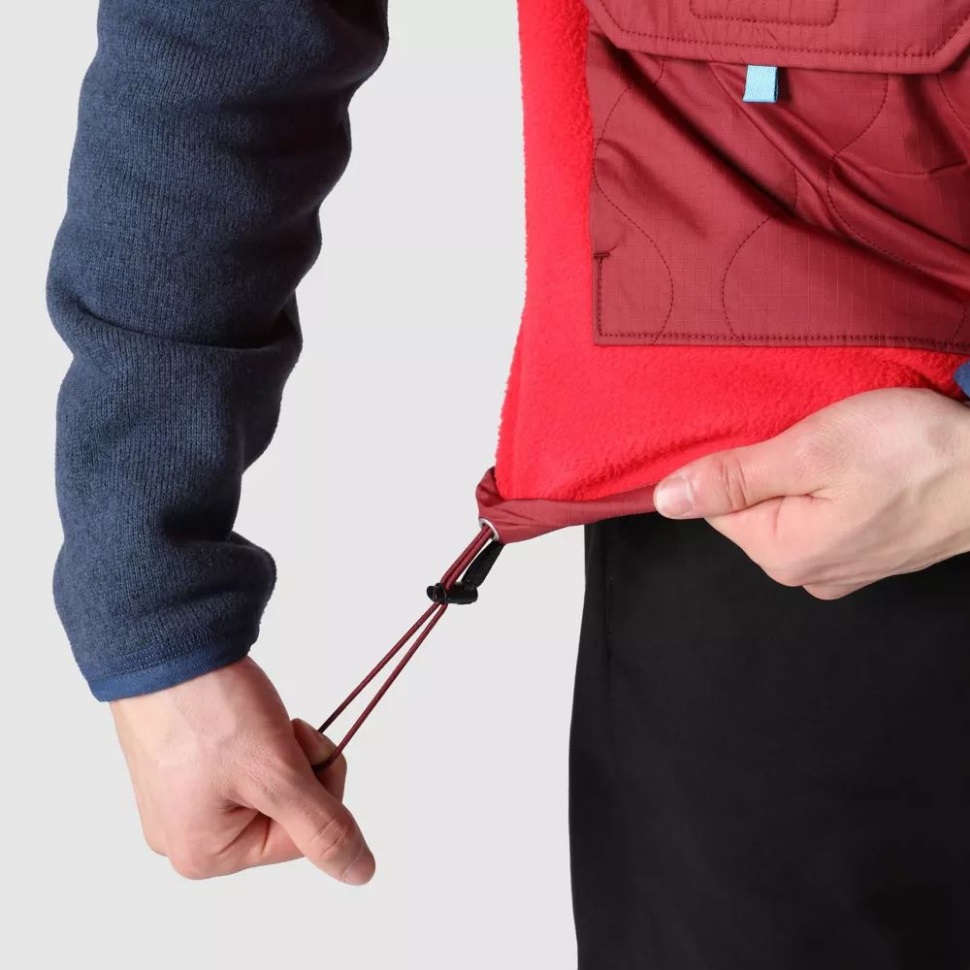 الرجال الملكي القوس الصوف جيليه الوجه الشمالي الأحمر