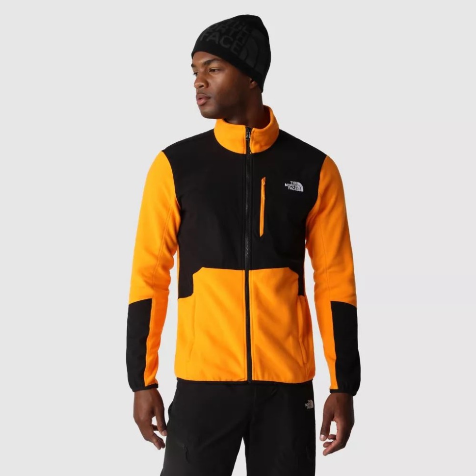 أسود برتقالي للرجال جلاسير برو كامل الرمز البريدي الصوف الوجه الشمالي