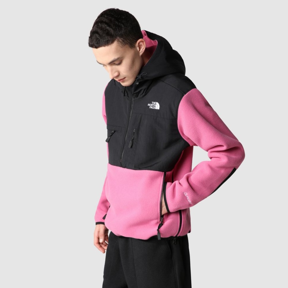 البنفسجي الأحمر الوجه الشمالي للرجال Denali Anorak