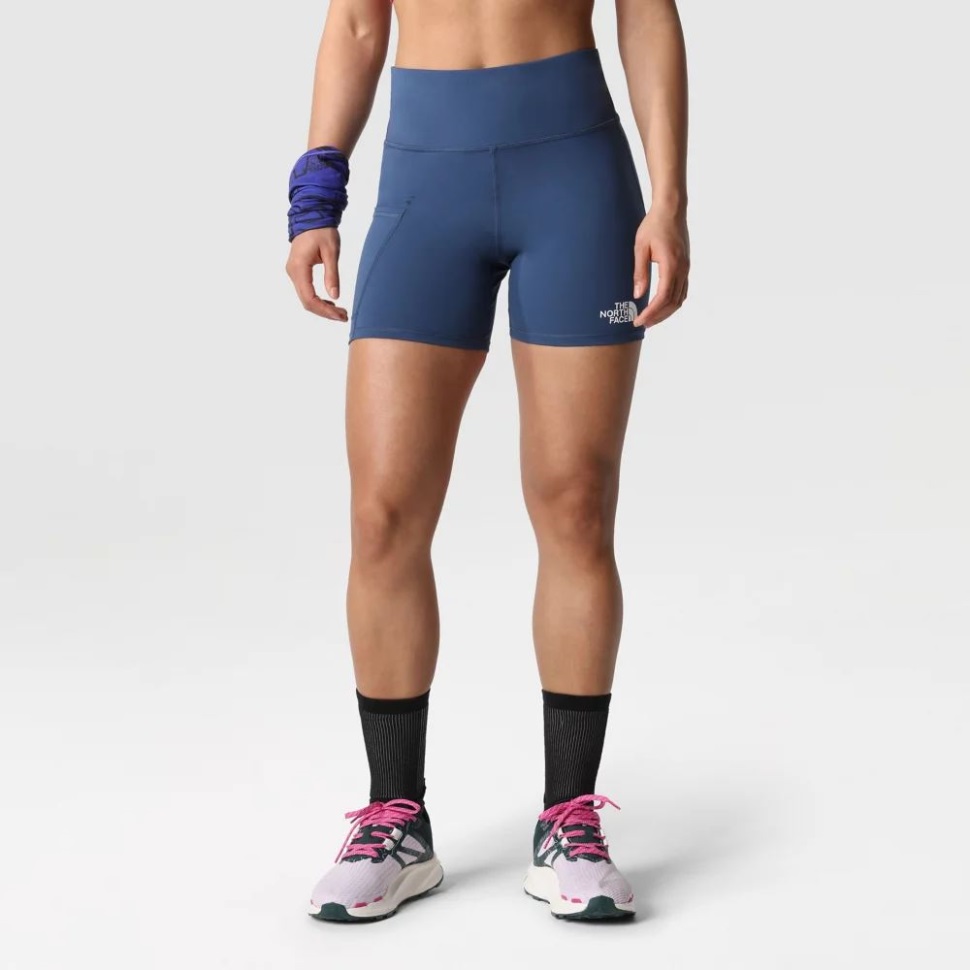 شادي أزرق الوجه الشمالي للنساء Movmynt 5 شورت ضيق