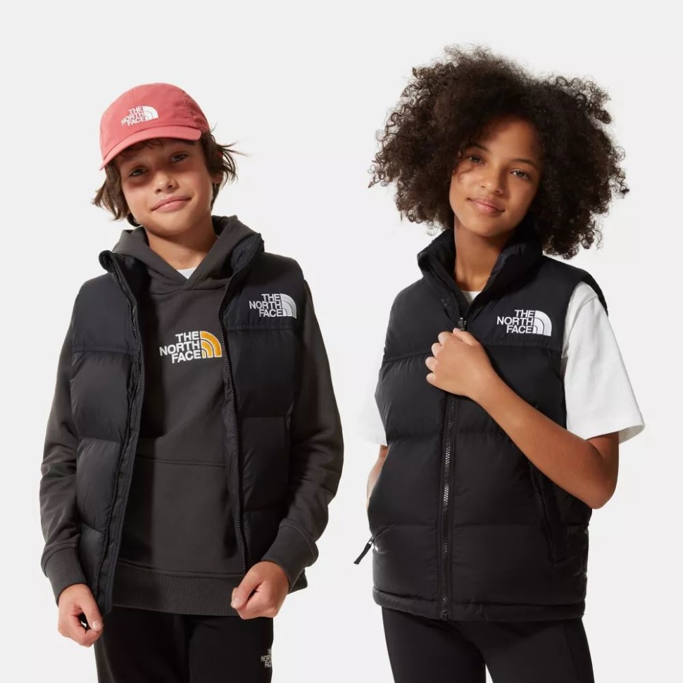 المراهقين 1996 الرجعية Nuptse جيليه أسود الوجه الشمالي