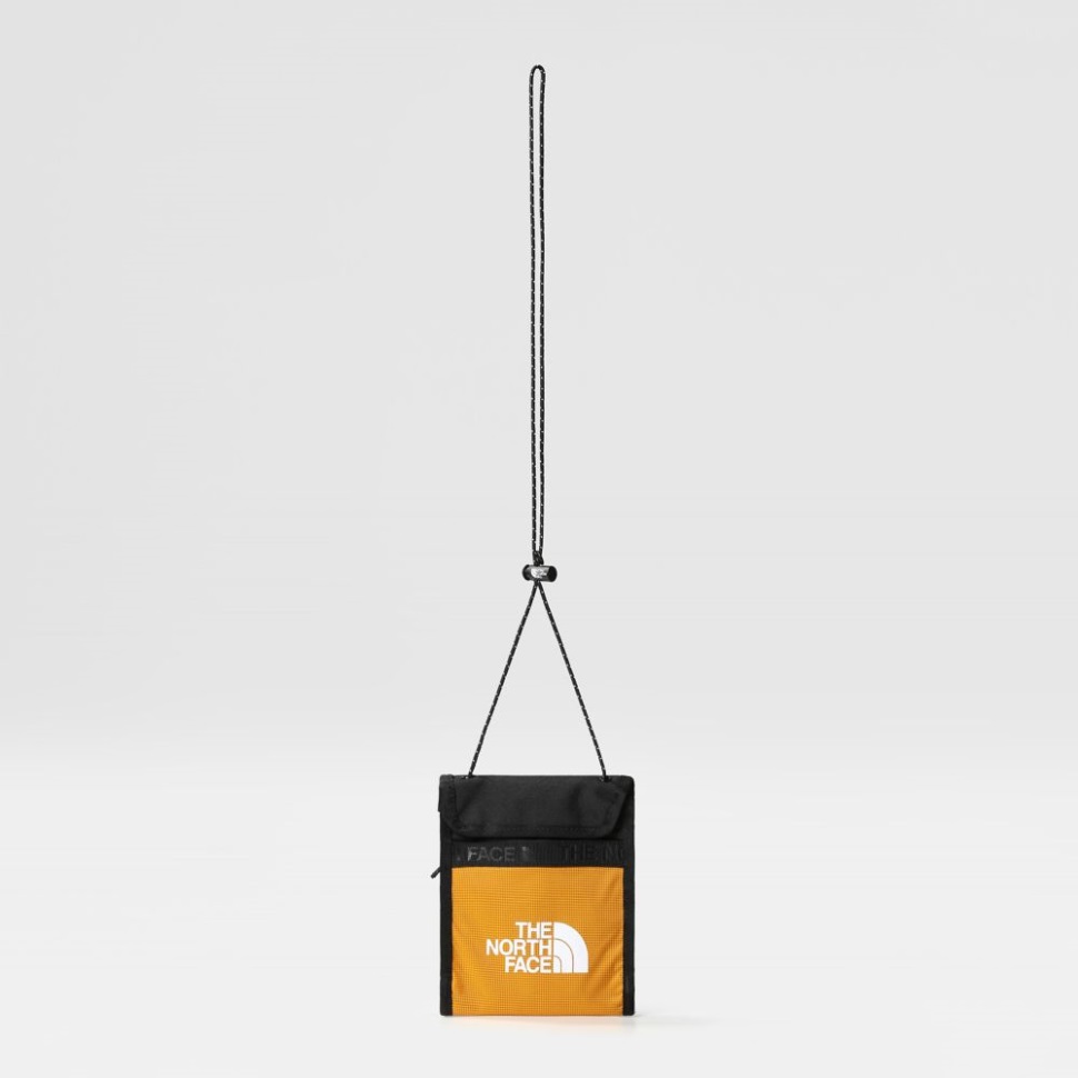 الحقيبة الشمالية الرقبة بورزر أسود برتقالي