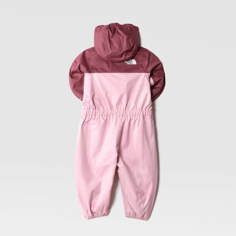 وجه الشمال حجاب طفل الشتاء الوردي المطر قطعة واحدة