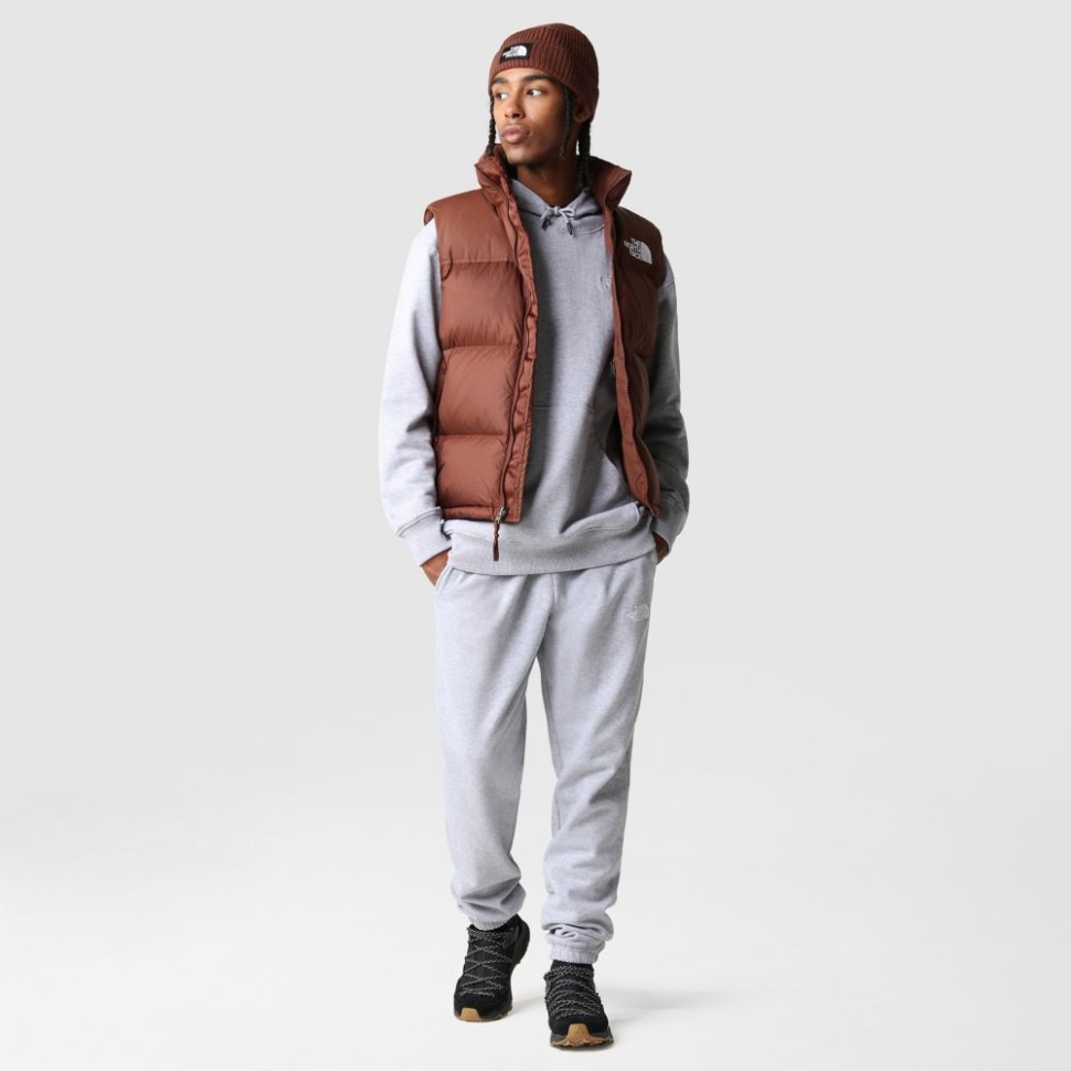 الوجه الشمالي الرجال البلوط الداكن 1996 ريترو Nuptse جيليه