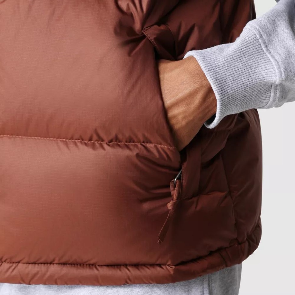 الوجه الشمالي الرجال البلوط الداكن 1996 ريترو Nuptse جيليه