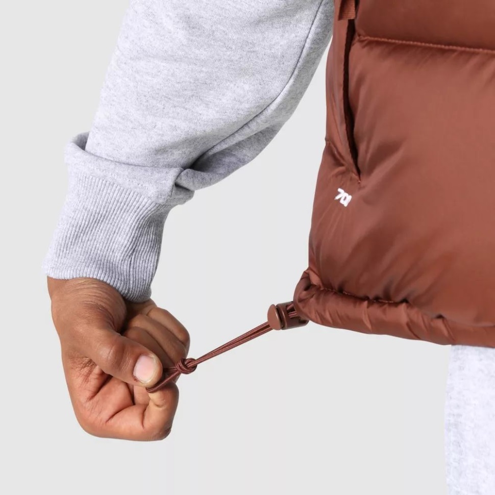 الوجه الشمالي الرجال البلوط الداكن 1996 ريترو Nuptse جيليه