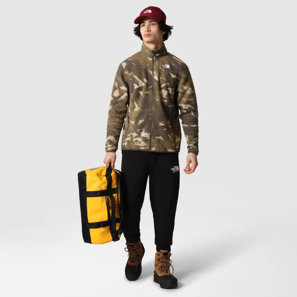 الرجال الوجه الشمالي 100 الجليدية كامل البريدي الصوف رمادي داكن اللون الأخضر