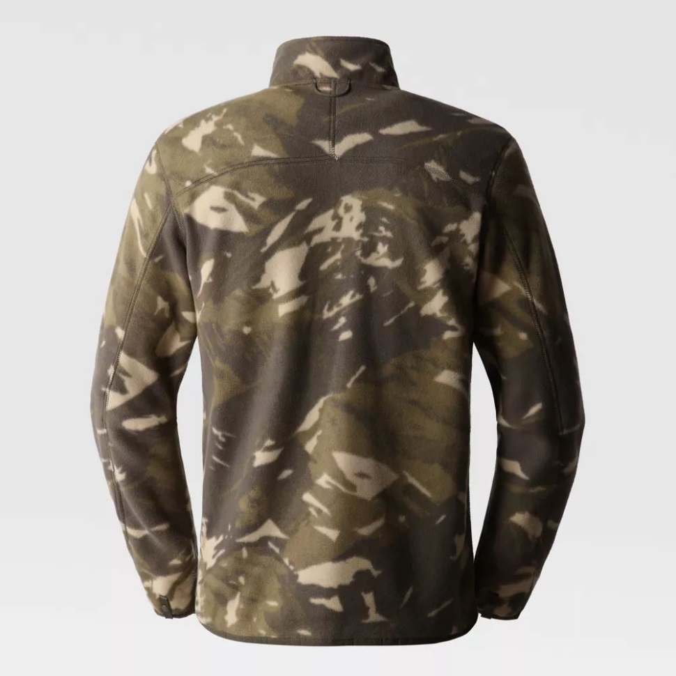 الرجال الوجه الشمالي 100 الجليدية كامل البريدي الصوف رمادي داكن اللون الأخضر