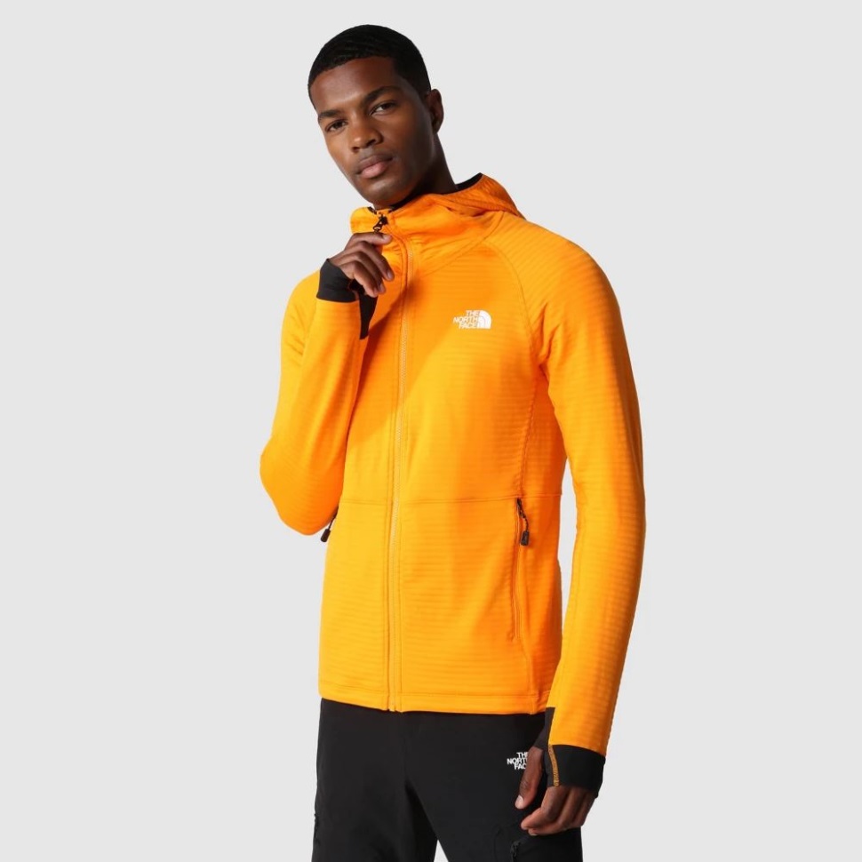 سترة صوفية للرجال من الشمال يواجهون باللون البرتقالي والأسود