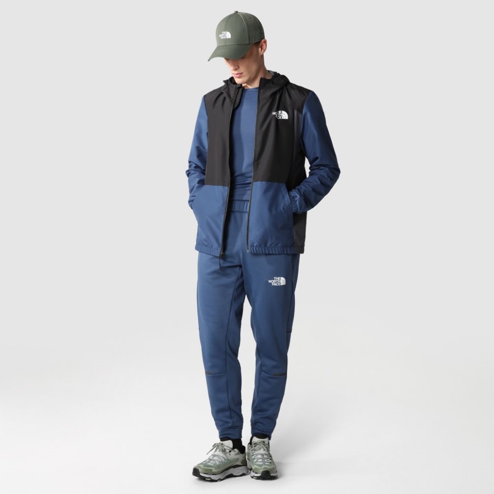 تيشيرت ذا نورث فيس للرجال بأكمام طويلة لون أزرق مظلل