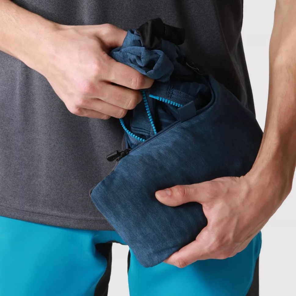 الوجه الشمالي الأزرق الداكن المظلل الرجال الترباس كامل البريدي الصوف سترة