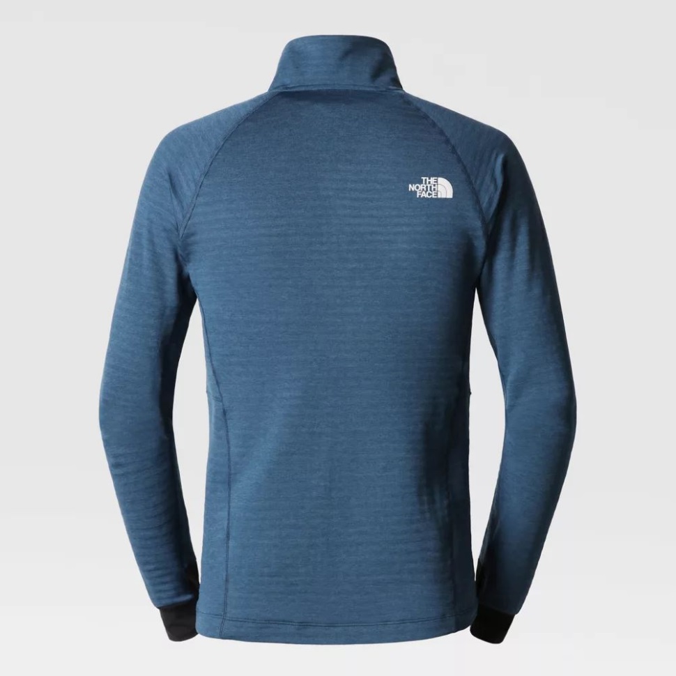 الوجه الشمالي الأزرق الداكن المظلل الرجال الترباس كامل البريدي الصوف سترة