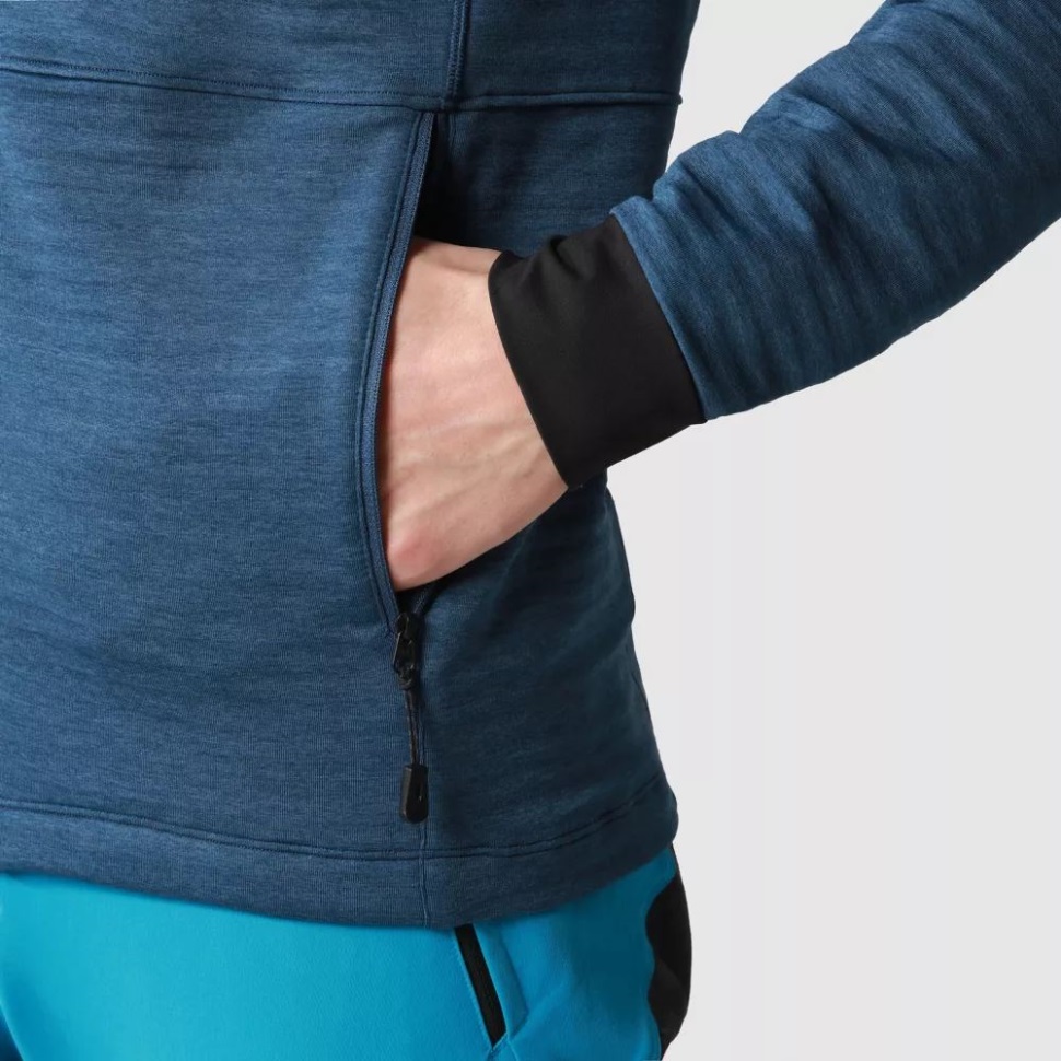 الوجه الشمالي الأزرق الداكن المظلل الرجال الترباس كامل البريدي الصوف سترة