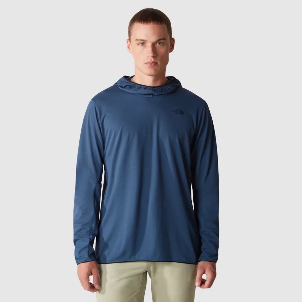 سترة بغطاء للرأس من ذا نورث فيس للرجال باللون الأزرق الداكن