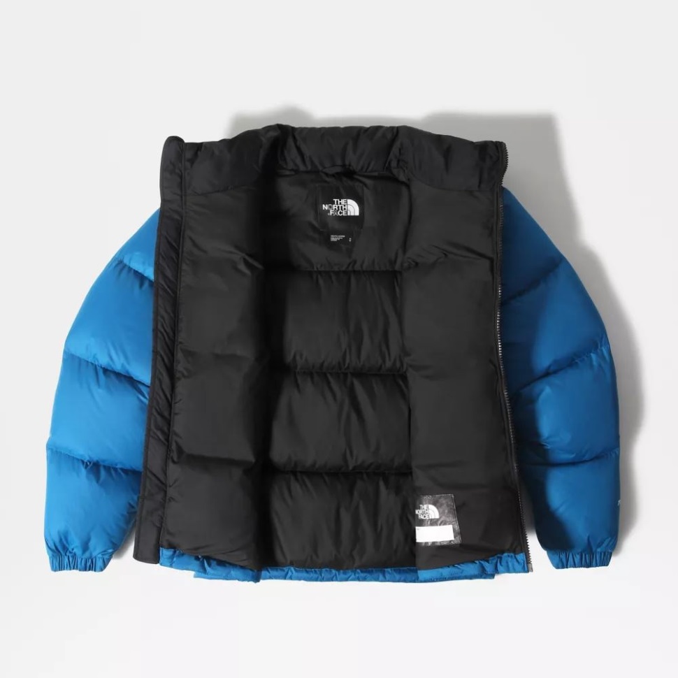 The North Face Teens 1996 ريترو نوبتسي سترة بانف الأزرق
