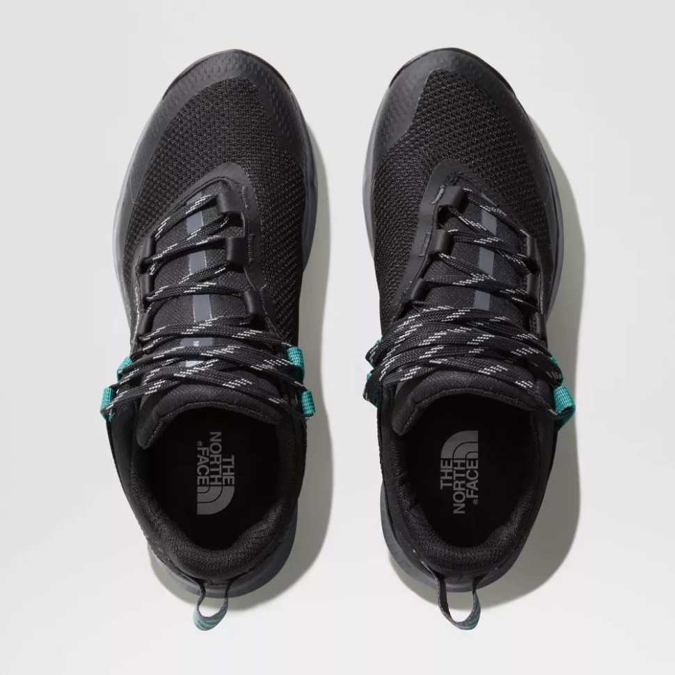 أحذية المشي لمسافات طويلة مقاومة للماء للنساء من الجهة الشمالية باللون الرمادي