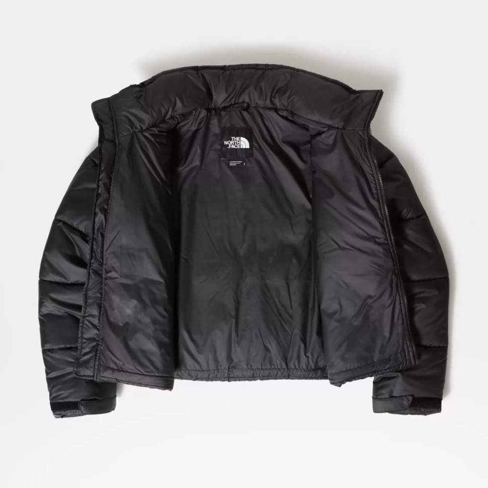 المرأة التي تواجه الشمال اقتصاص سترة Saikuru سوداء