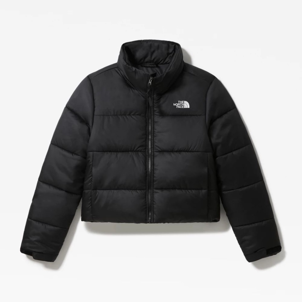 المرأة التي تواجه الشمال اقتصاص سترة Saikuru سوداء