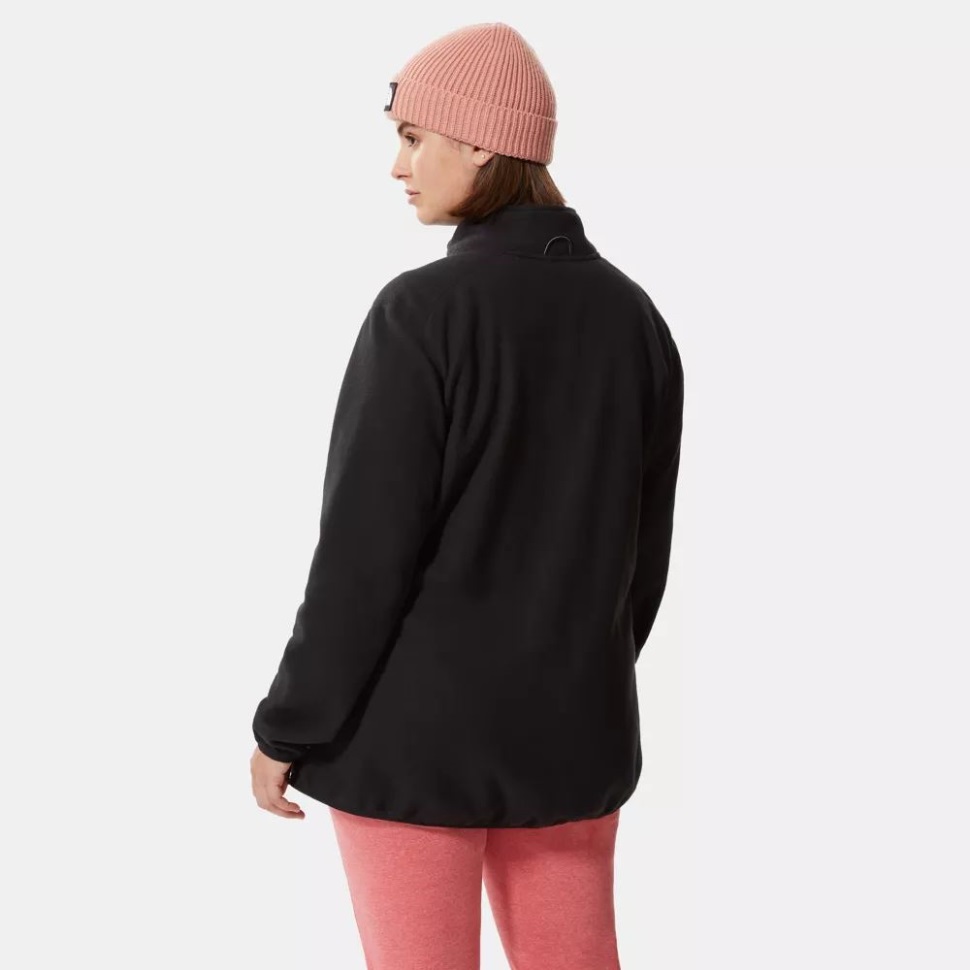 الوجه الشمالي المرأة زائد الحجم 100 الجليدية كامل البريدي الصوف الأسود